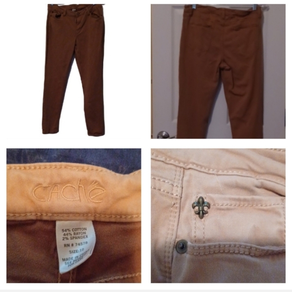 🌺light Brown Cache  Pants - Picture 1 of 9